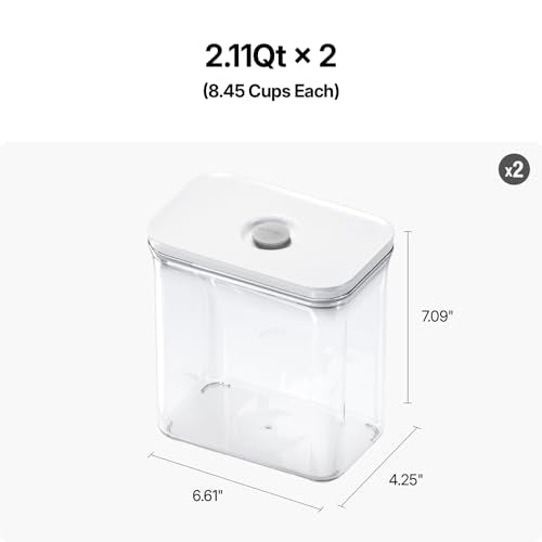Premium Airtight Food Storage Containers (OT-20RX2PCS)