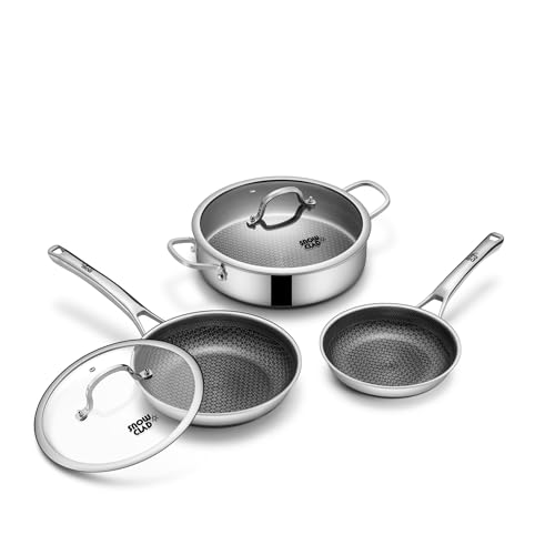 Saute Pan Set (Stainless Steel)