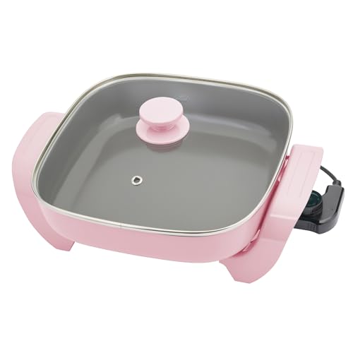 12" 5QT Electric Skillet (Pink / 5QT Skillet)