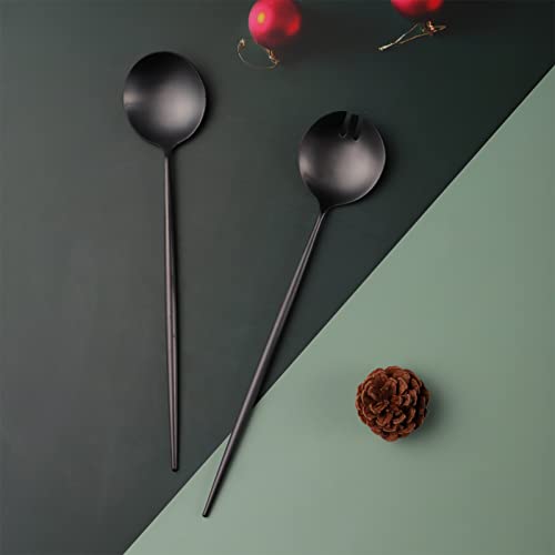 Salad Servers (Black)