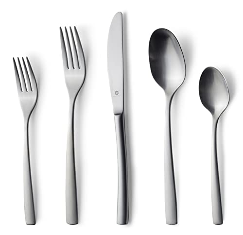 Matte Silverware Set (60-Piece Flatware Set)