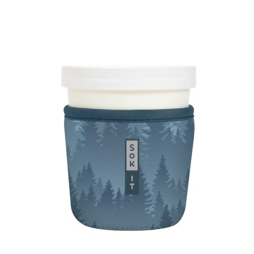 IceCreamSok Insulated Neoprene Cover (Foggy Woods / Fits Tapered Pints)