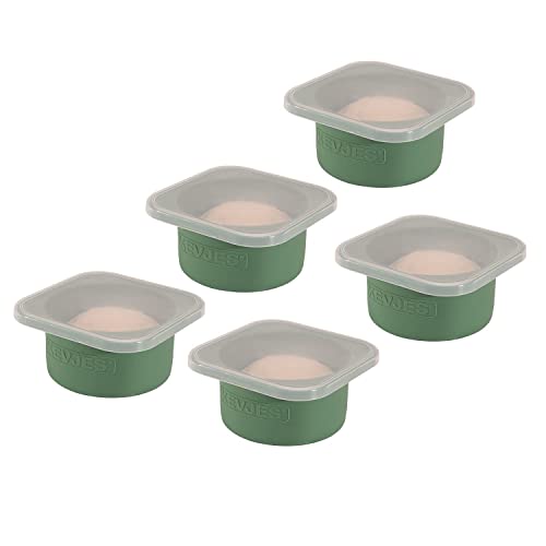 500ml Individual Dough Storage Vessels with Airtight Lid (Green)