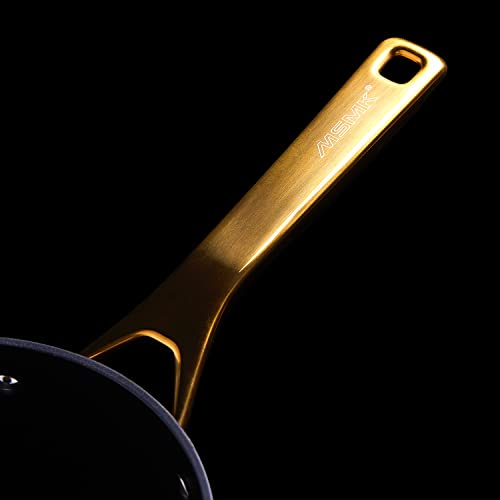 2.5 QT Ceramic Enamel Saucepan with Lid (2.5 Quarts)