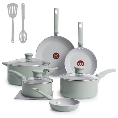 Refresh Ceramic Nonstick 12 (12-Piece Set / Mint Green)