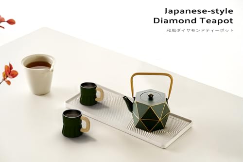 Mini Tea Kettle (11 oz / Green Diamond)