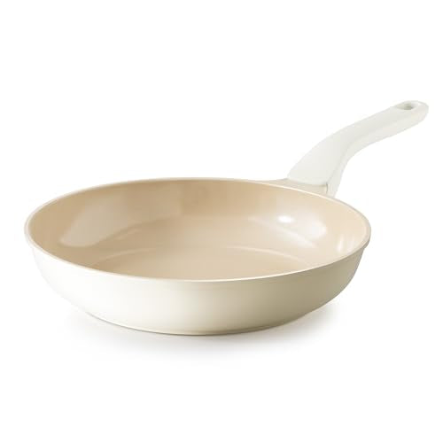 Nonstick Ceramic Frying Pan (10 Inch / Coconut White)