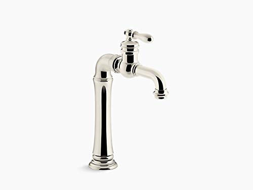 K-99268-SN Artifacts Gentleman's Single Handle Bar Faucet, Vibrant Polished Nickel (Vibrant Polished Nickel)