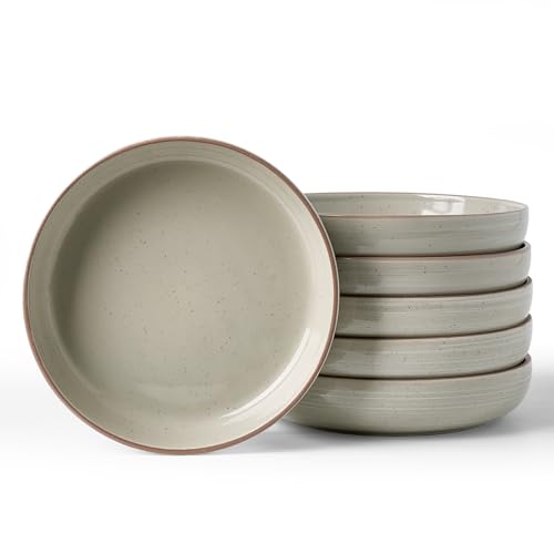 Meteor 33 oz Pasta Bowls Set of 6 (Matcha Green / Set of 6)