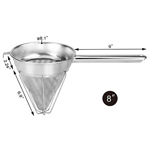 Reinforced Bouillon Strainer (8-Inch)