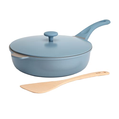 All-in-One Pan, Multilayer Nonstick Cookware Set, High-Performance Construction, Multipurpose Design Replaces Multiple Pots and Pans, Dishwasher Safe, 11-Inch, 4.4-Quart Capacity, Blue Mist (Blue Mist / 11-Inch / All-In-One Pan)
