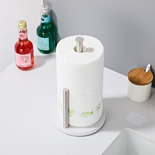 Brushed Nickel Paper Towel Holder for Kitchen Countertop