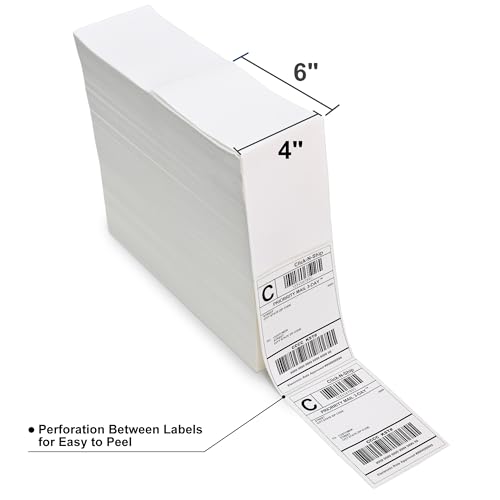 L Liked 4 x 6 Thermal Labels Fanfold