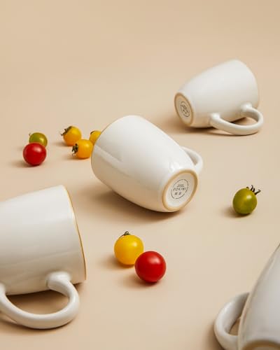 Coffee Mug 15oz (Irregular - White / 4 Count (Pack of 1))