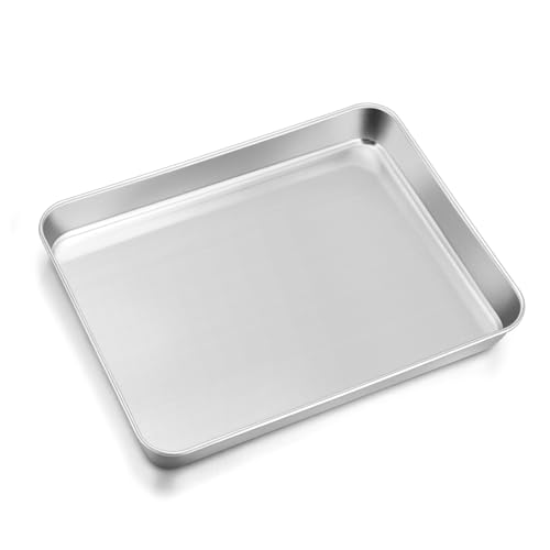 Non Toxic 9x7IN Small Stainless Steel Baking Sheet Pans (9x7IN)