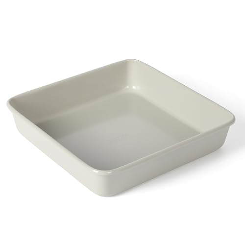Gallen 9 Inch Square Nonstick Carbon Steel Cake Pan (Cool Gray / 9" Cake Pan)