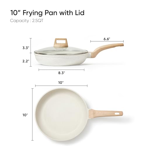 Non Stick Frying Pan (10" / White)