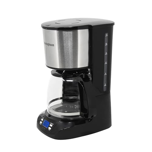 220 volts 12 cup coffee maker 220v 240 volt Digital Programmable Coffee Machine Permanent Filter & Hot Plate
