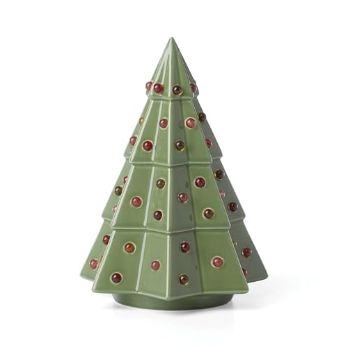 Evergreen Small Lit Tree Christmas Figurine (Lit Figurine, Small)