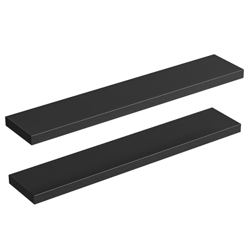 Floating Shelves for Wall (Black / 47.2 Inches)