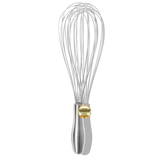 18 10 Stainless Steel Whisk (12 inch silver)