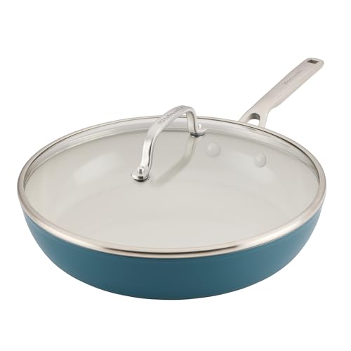Hard Anodized Ceramic Induction Nonstick Cookware Frying Pan (12.25-Inch)