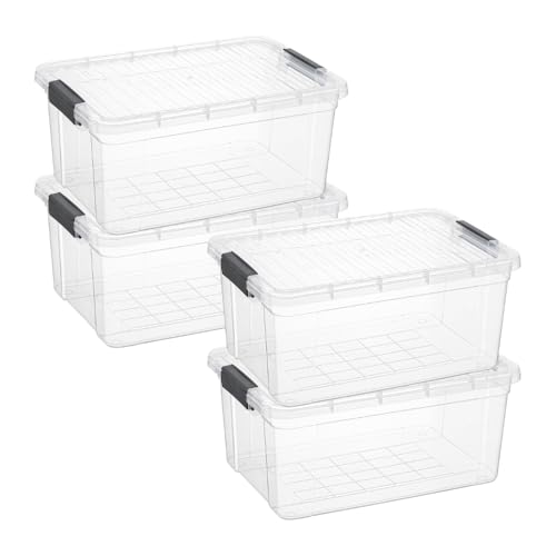 Storage Bins with Lids (36 Quart)