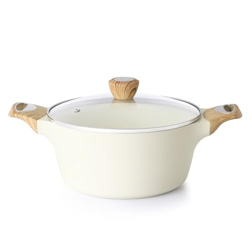 Ceramic Nonstick Pot (4.5 Quarts / Ceramic White)