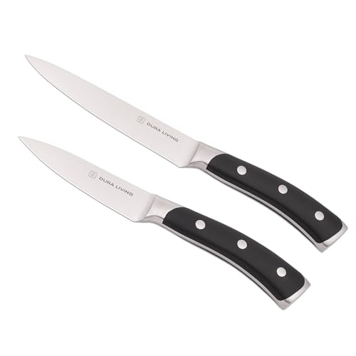 2 Piece Kitchen Knife Set (Black / 5")