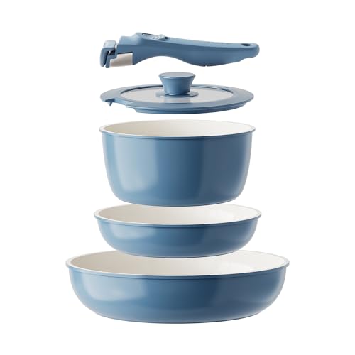 Ceramic Cookware Set (Blue)
