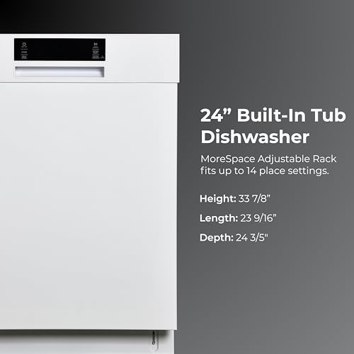 24" Built In Dishwasher (White)