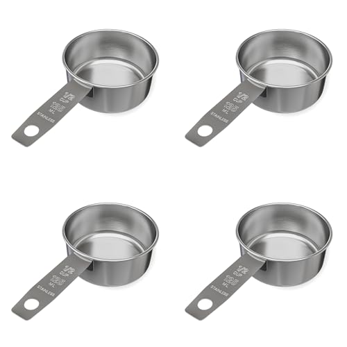 1 2 Cup Stainless Steel Measuring Cup (4 Count)