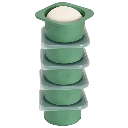 PLUS Large 1000ml Pizza Dough Proofing Boxes for DIY Artisan Pizza (5Green Plus)