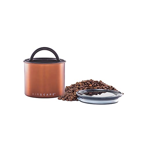 Airscape Stainless Steel Coffee Canister (Brushed Copper / Small)