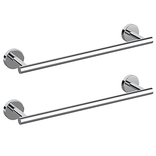 2 Pieces Polished Chrome Bathroom Towel Bar (Polished Chrome / 24inch)