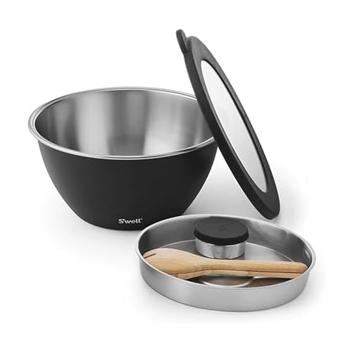 Stainless Steel Salad Bowl Kit XL 184oz (Onyx / 184oz)