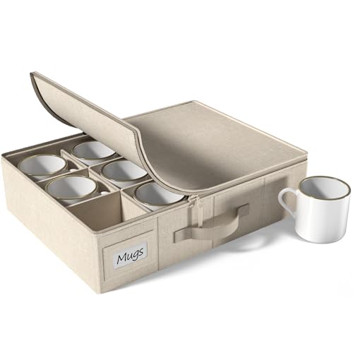 Coffee Mug Storage (Beige / 1 Piece Mug Storage)