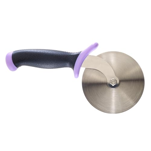 Millennia Pizza Cutter with Purple Handle (4 Inch Pizza Cutter with Purple Handle)