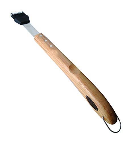 JB0140 Wooden Handle Silicone Head Basting Brush
