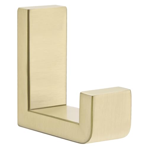 Brushed Gold Towel Hook (1 Pack / Brushed Gold)