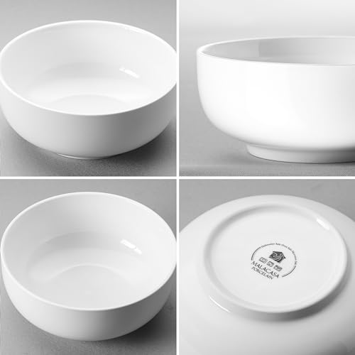 Salad Soup Bowls Set of 2 (Ivory White / 44 OZ (Set of 2))