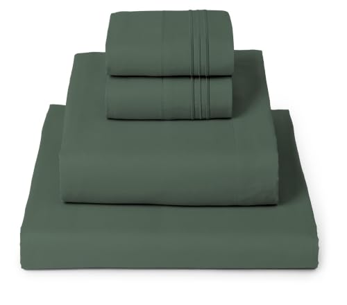 Iconic 4 Piece (1448 Emerald Green / Queen - EXTRA DEEP pocket)