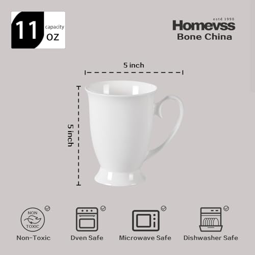 HomeVss New Bone China Dinnerware Set (Lotus / Service for 4 - 16pc Set)