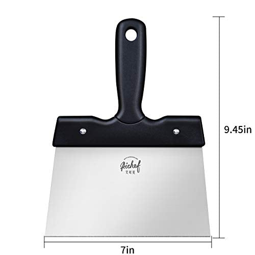 Chocolate Thermostat Spatula Melting Chocolate Tempering Scraper Baking Tool Stainless Steel Spatula Temperature Regulating Blade Large Size