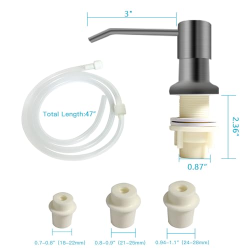 Dish Soap Dispenser for Kitchen Sink