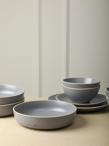 Lauren Modern Stoneware 32 (32-Piece Service for 8 / Light Gray)
