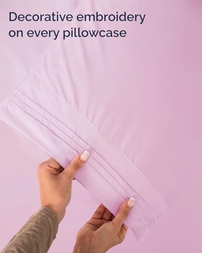 Twin Size 3 Piece Sheet Set (32 - Light Pink / Twin)