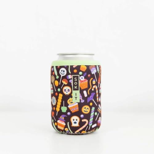 CanSok Sleeve for Beer & Soda Insulated Neoprene Cover (Creep It Sweet / 12oz Slim Can Sleeve)