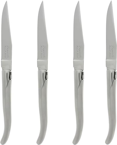 Laguiole Connoisseur Set of 4 Stainless Steel Steak Knives (Stainless Steel)