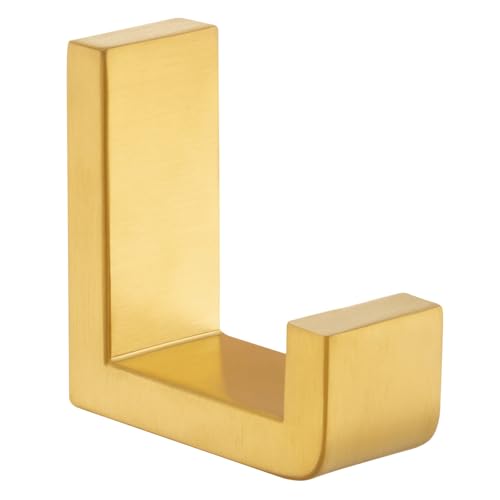 Towel Hook for Bathroom (1 Pack / Brushed Dark Gold)